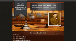 Desktop Screenshot of csokeefelaw.com