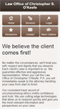 Mobile Screenshot of csokeefelaw.com